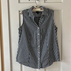 Talbots non iron sleeveless top.